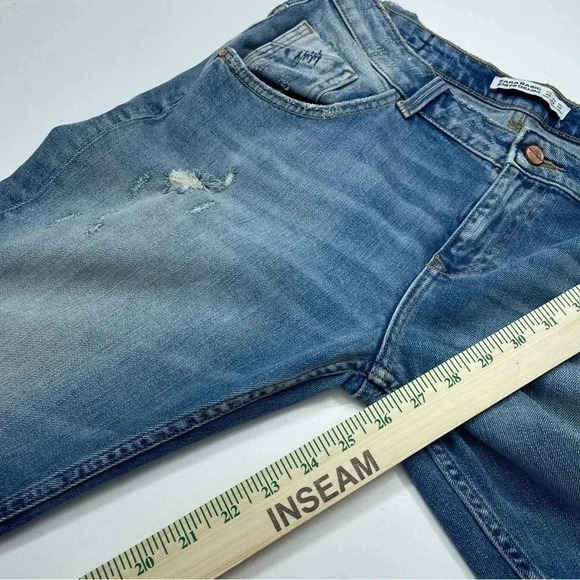 Zara Womens Size 6 Distressed raw hem jeans 0097 - Picture 11 of 11